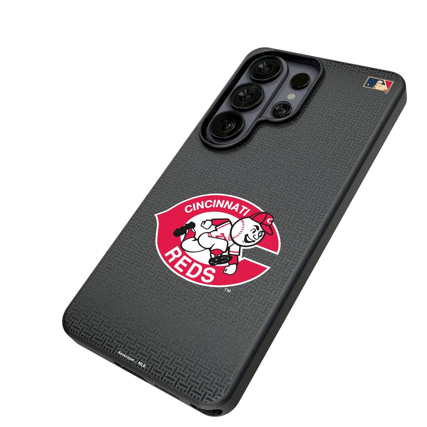 Cincinnati Reds 1974-1992 - Cooperstown Collection Linen MagSafe Compatible Phone Case for Samsung Galaxy
