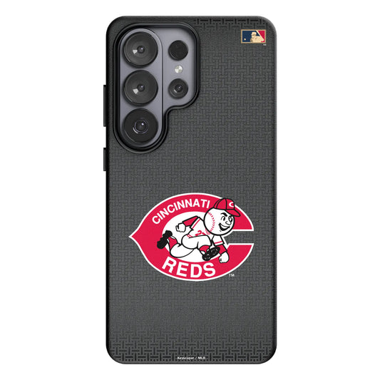 Cincinnati Reds 1974-1992 - Cooperstown Collection Linen MagSafe Compatible Phone Case for Samsung Galaxy