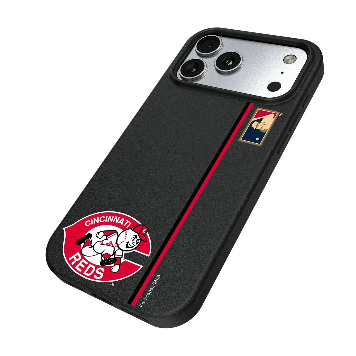 Cincinnati Reds 1974-1992 - Cooperstown Collection Sidebar MagSafe Compatible Phone Case for Apple iPhone