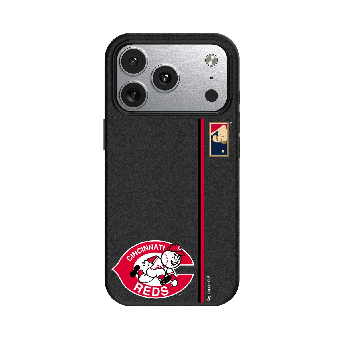 Cincinnati Reds 1974-1992 - Cooperstown Collection Sidebar MagSafe Compatible Phone Case for Apple iPhone
