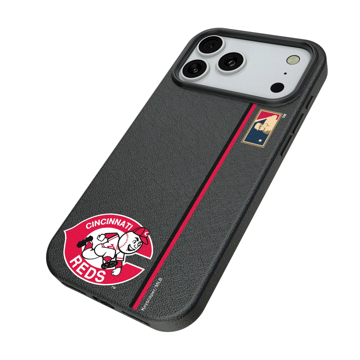 Cincinnati Reds 1974-1992 - Cooperstown Collection Sidebar MagSafe Compatible Phone Case for Apple iPhone