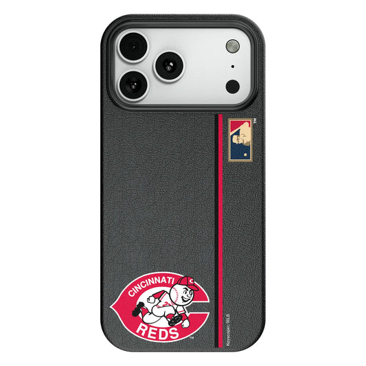 Cincinnati Reds 1974-1992 - Cooperstown Collection Sidebar MagSafe Compatible Phone Case for Apple iPhone