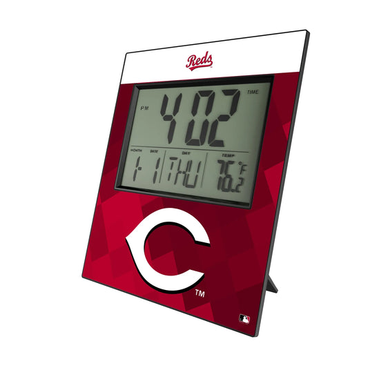 Cincinnati Reds Color Block Wall Clock