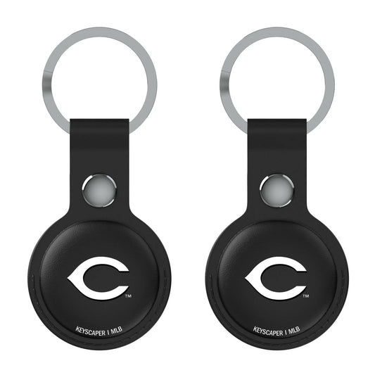 Cincinnati Reds Insignia Black Airtag Holder 2-Pack