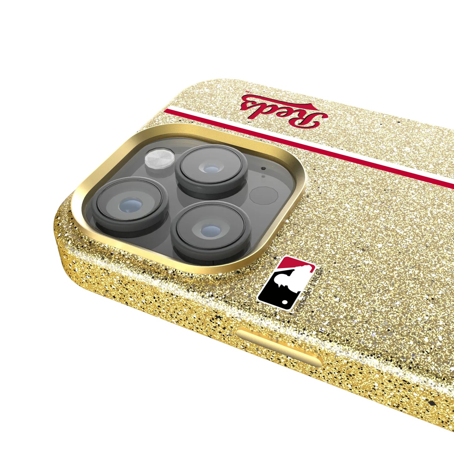 Cincinnati Reds Sidebar Bling Phone Case for Apple iPhone