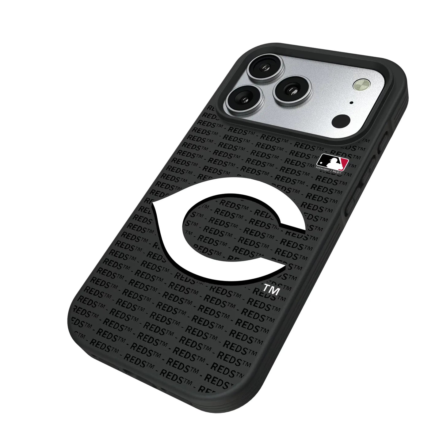 Cincinnati Reds Text Backdrop Bump Phone Case for Apple iPhone