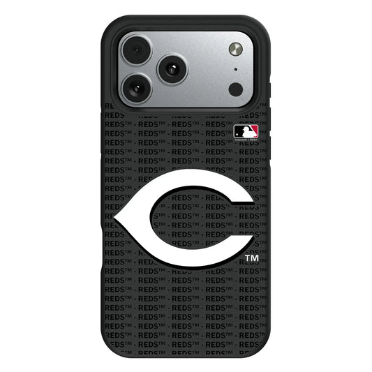 Cincinnati Reds Text Backdrop Bump Phone Case for Apple iPhone