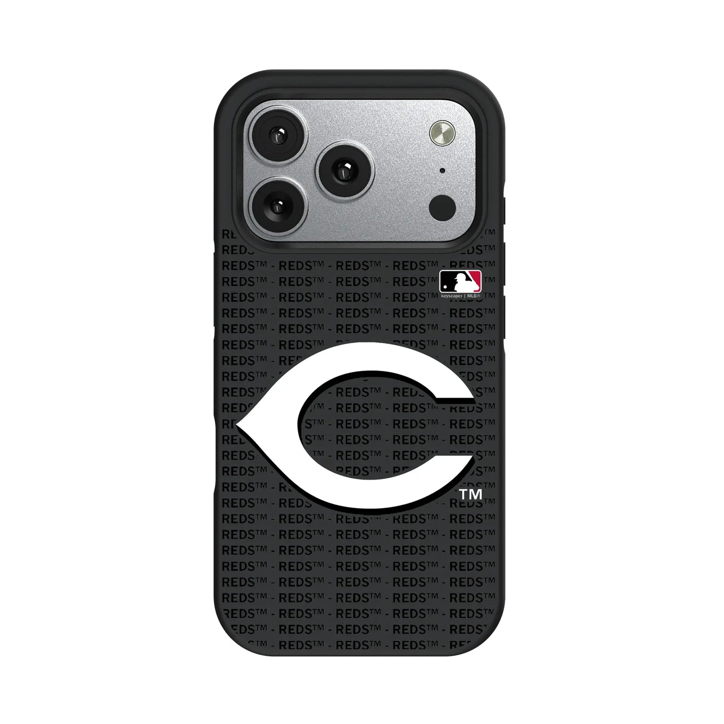 Cincinnati Reds Text Backdrop Bump Phone Case for Apple iPhone