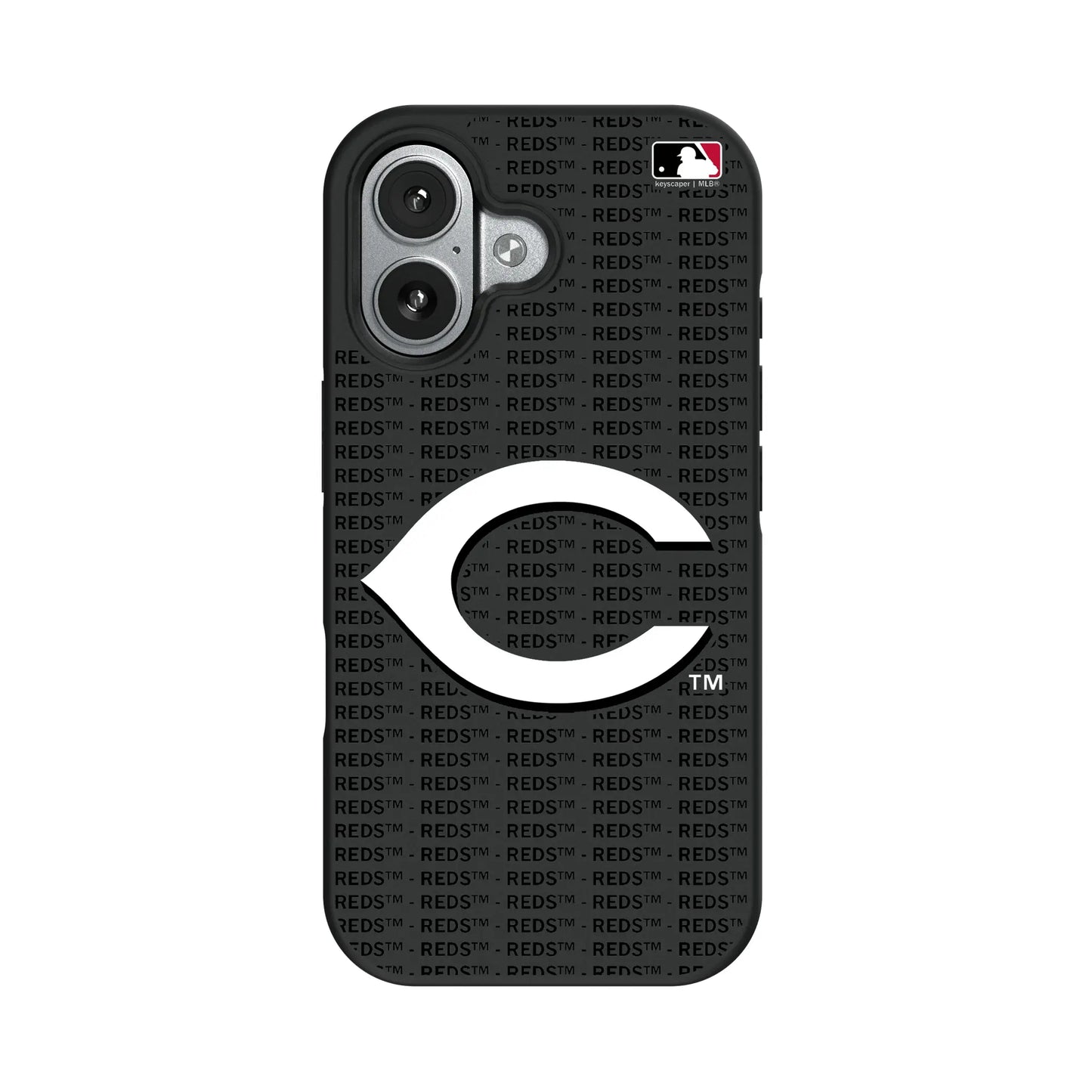 Cincinnati Reds Text Backdrop Bump Phone Case for Apple iPhone