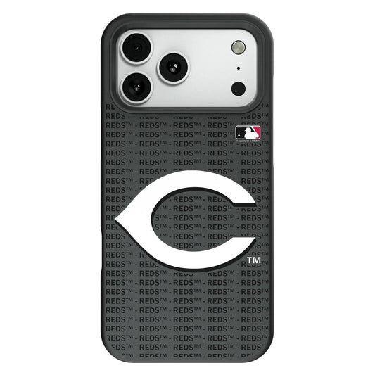 Cincinnati Reds Text Backdrop Bump Phone Case for Apple iPhone