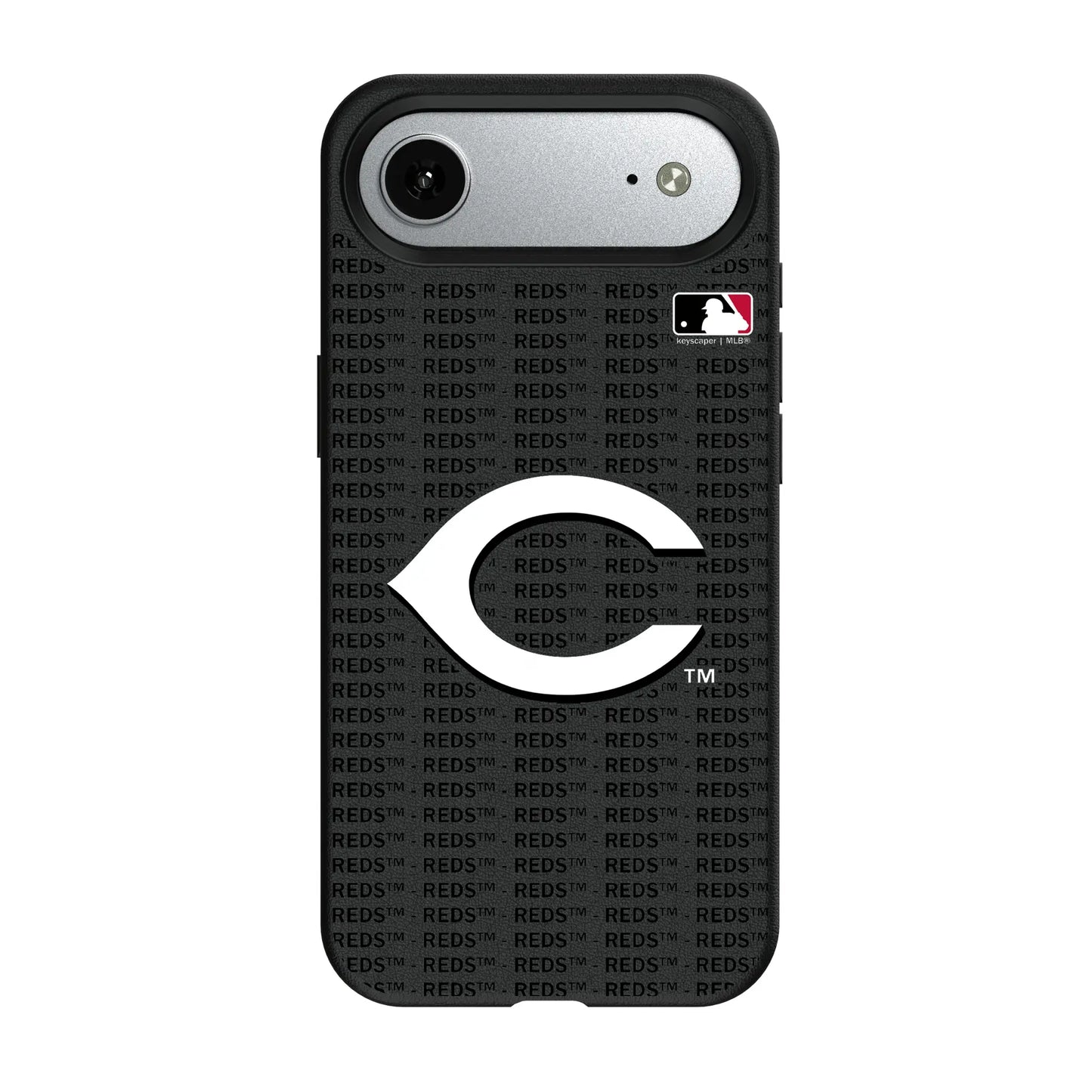 Cincinnati Reds Text Backdrop MagSafe Compatible Phone Case for Apple iPhone