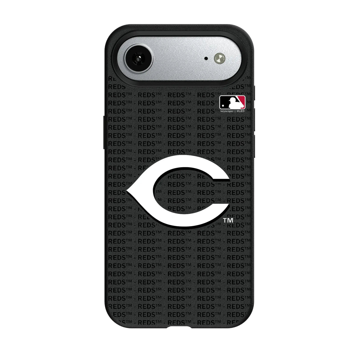 Cincinnati Reds Text Backdrop MagSafe Compatible Phone Case for Apple iPhone