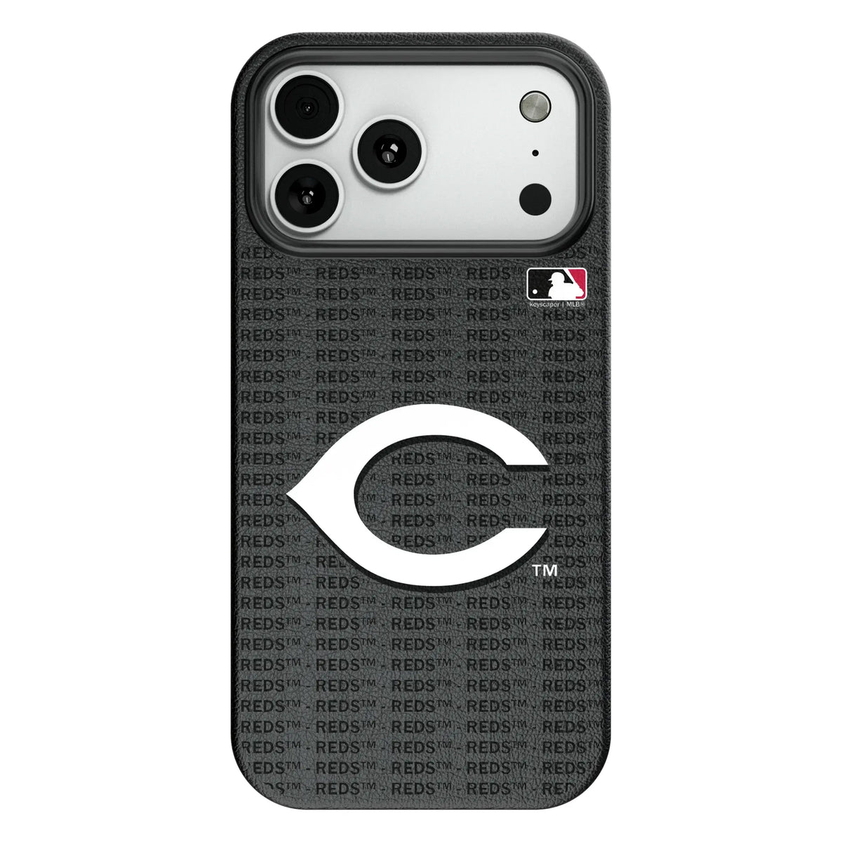 Cincinnati Reds Text Backdrop MagSafe Compatible Phone Case for Apple iPhone