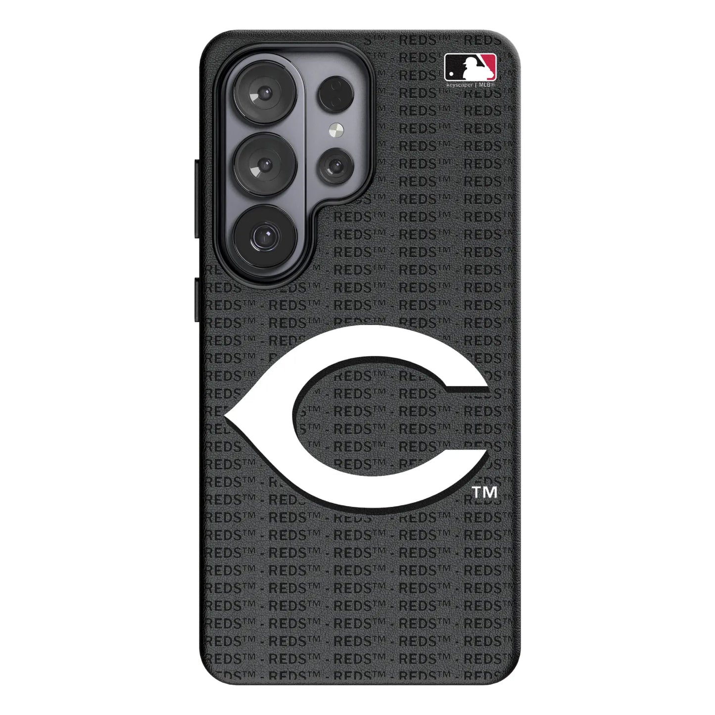 Cincinnati Reds Text Backdrop MagSafe Compatible Phone Case for Samsung Galaxy