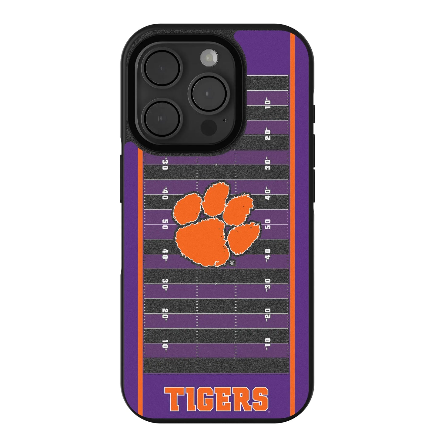 Clemson University Tigers Field Bump Phone Case for Apple iPhone
