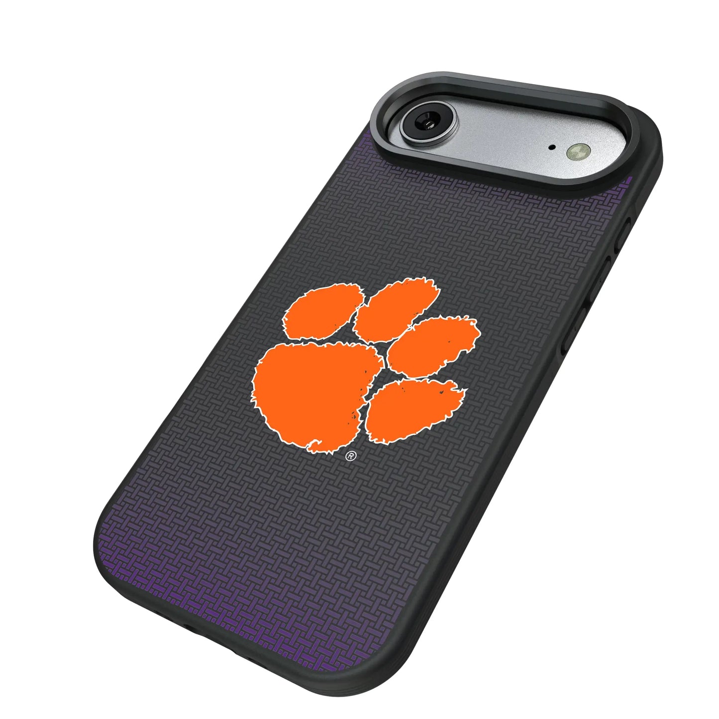 Clemson University Tigers Linen Bump Phone Case for Apple iPhone
