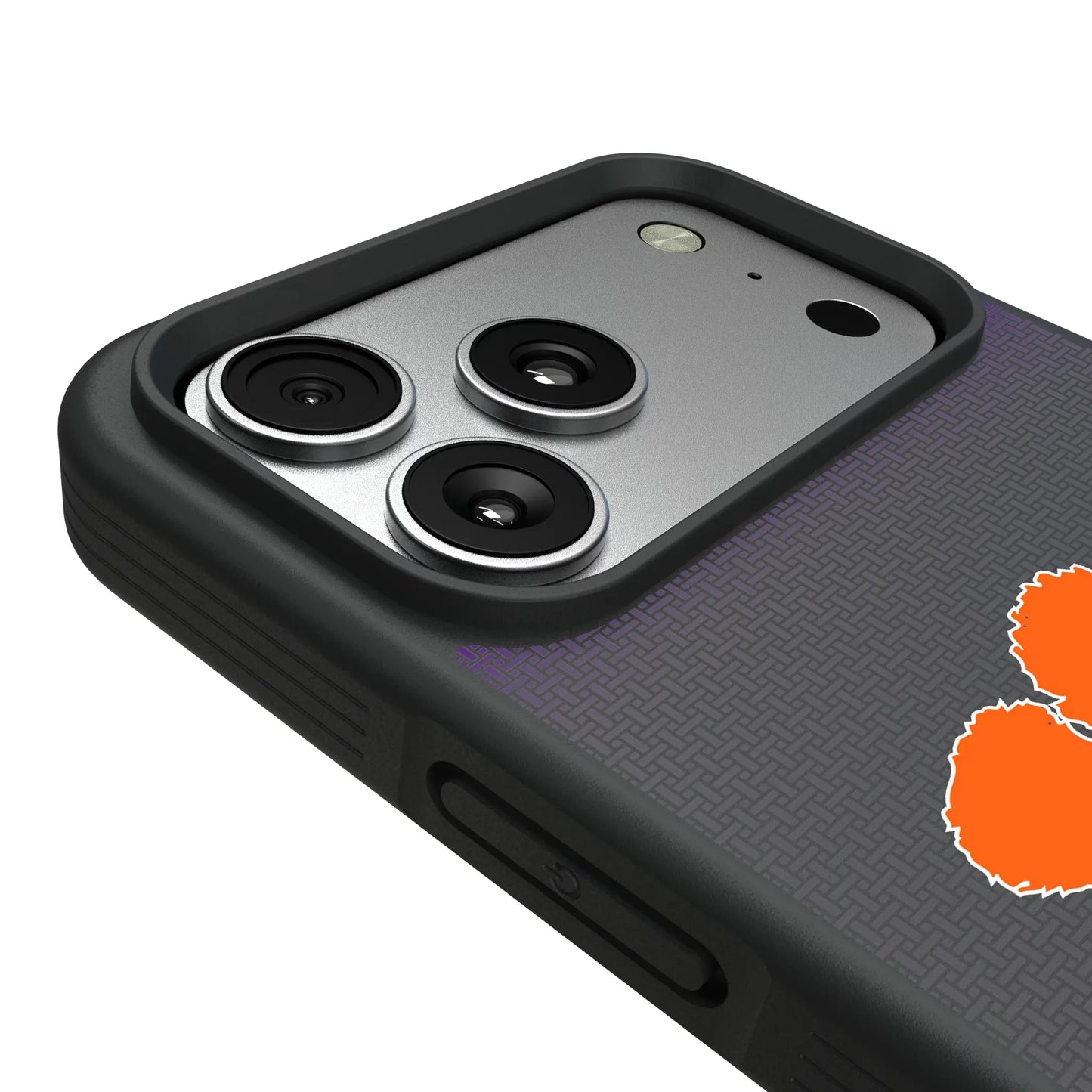 Clemson University Tigers Linen Bump Phone Case for Apple iPhone