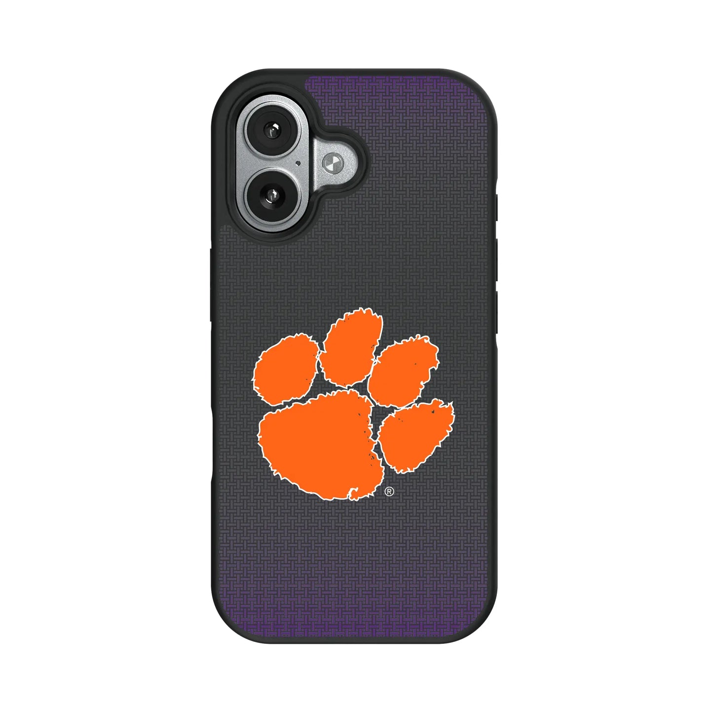 Clemson University Tigers Linen Bump Phone Case for Apple iPhone