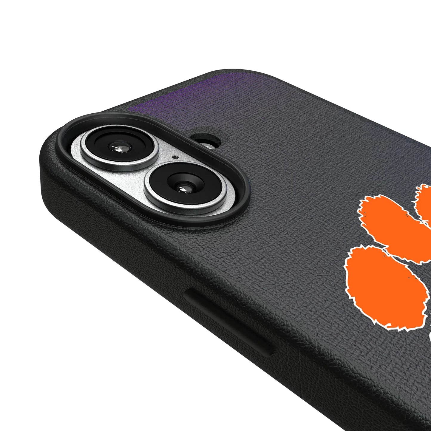 Clemson University Tigers Linen MagSafe Compatible Phone Case for Apple iPhone
