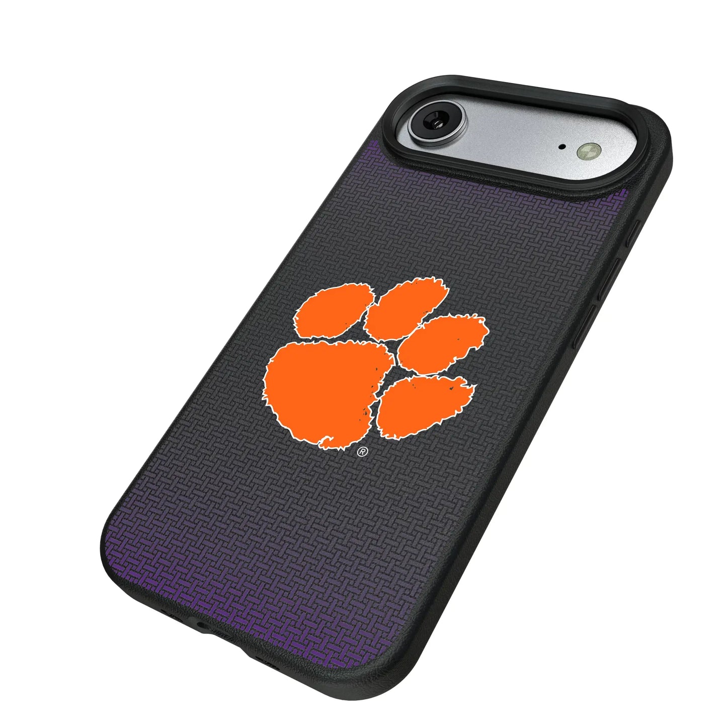 Clemson University Tigers Linen MagSafe Compatible Phone Case for Apple iPhone