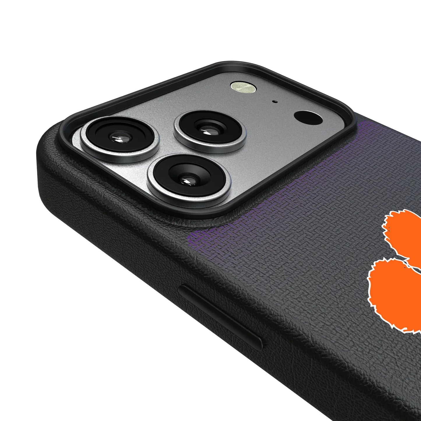 Clemson University Tigers Linen MagSafe Compatible Phone Case for Apple iPhone