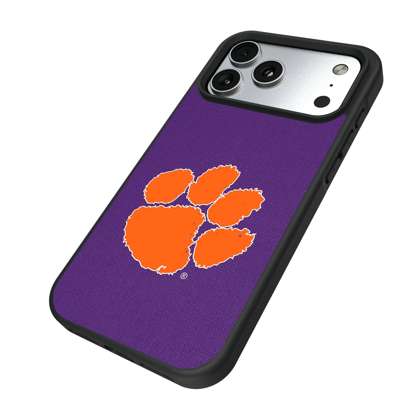 Clemson University Tigers Solid Bump Phone Case for Apple iPhone