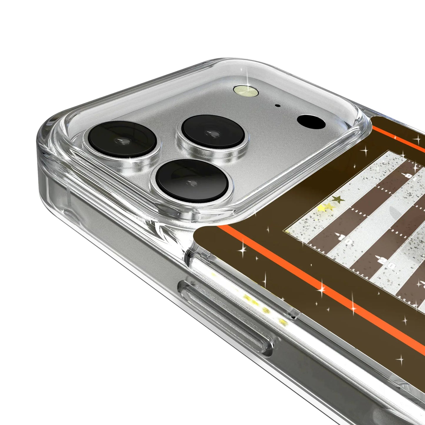 Cleveland Browns Field Glitter Phone Case for Apple iPhone