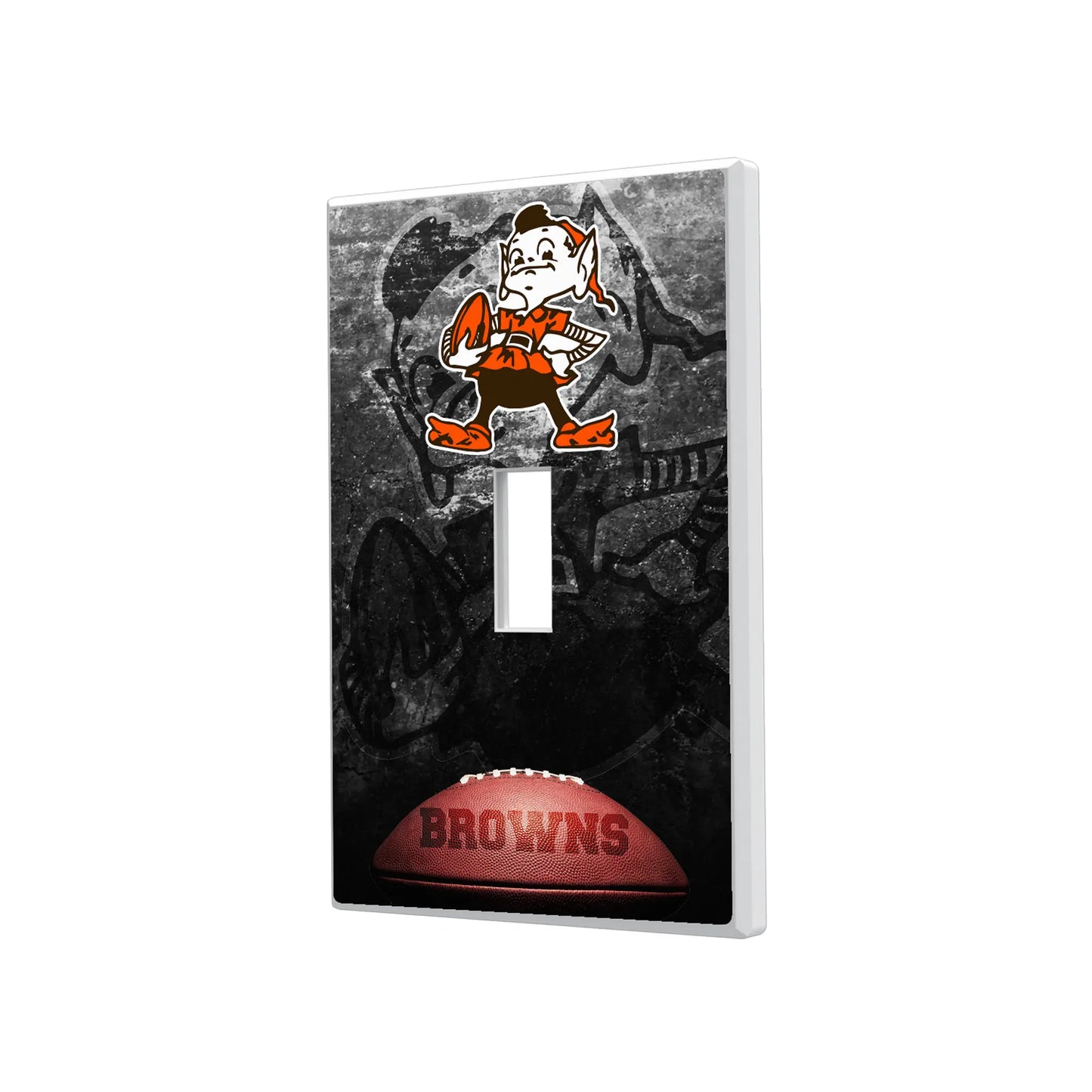 Cleveland Browns Historic Collection Legendary Hidden-Screw Light Switch Plate