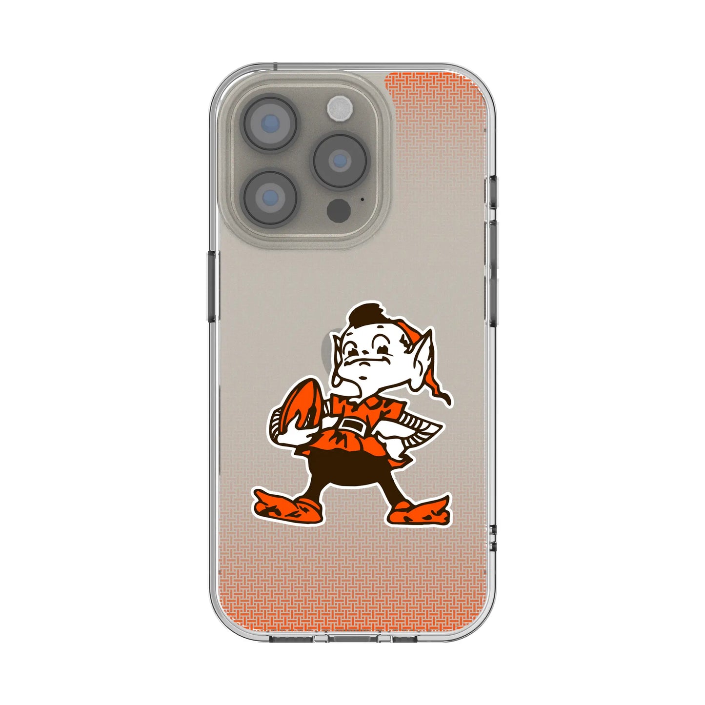 Cleveland Browns Historic Collection Linen Clear Phone Case for Apple iPhone