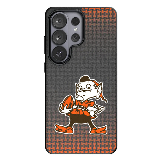 Cleveland Browns Historic Collection Linen MagSafe Compatible Phone Case for Samsung Galaxy