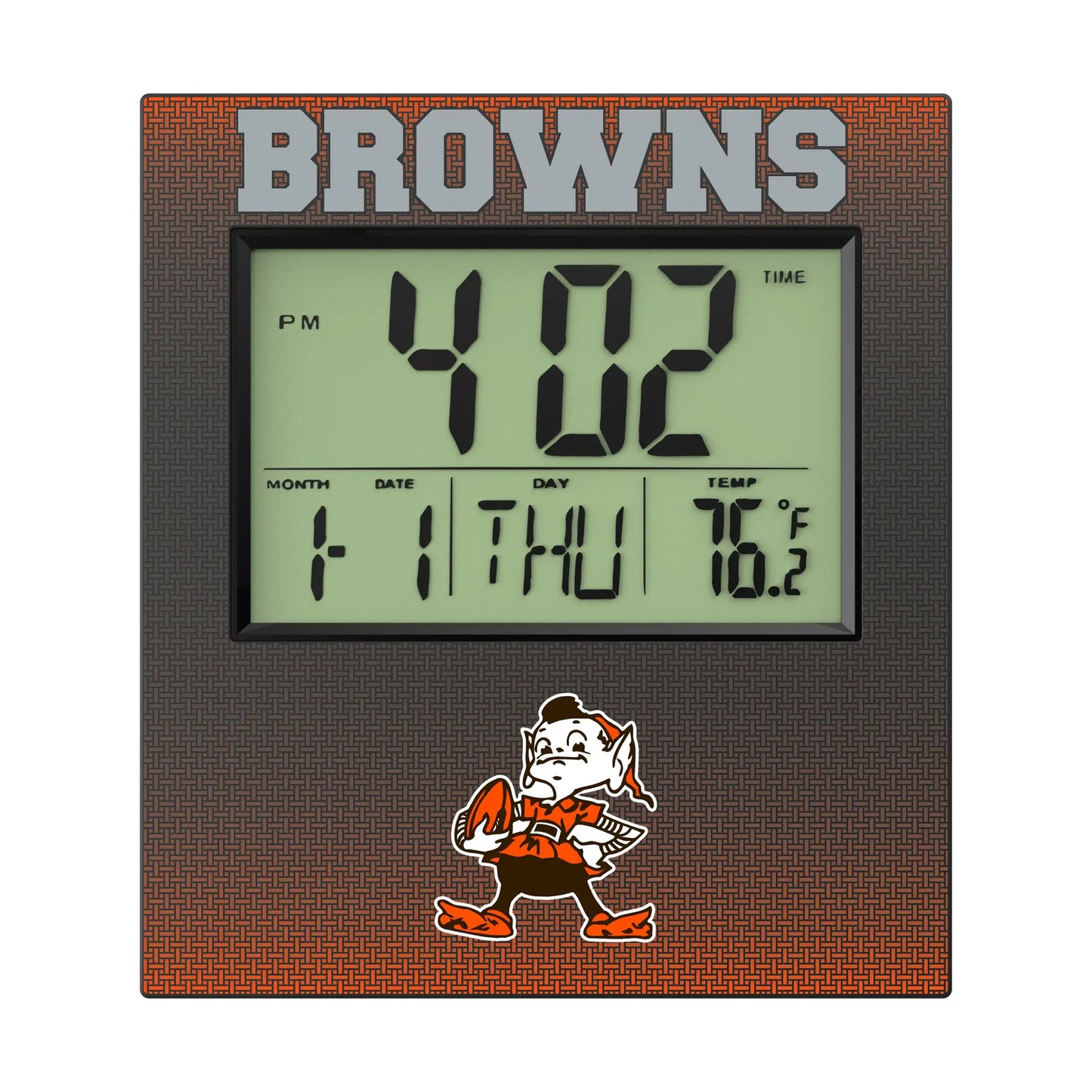 Cleveland Browns Historic Collection Linen Wall Clock