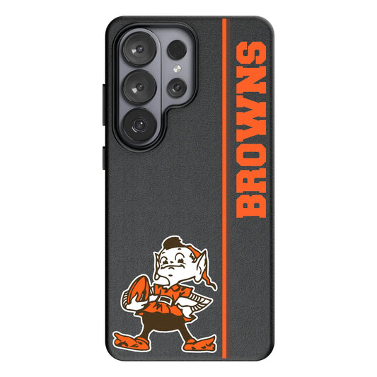 Cleveland Browns Historic Collection Sidebar MagSafe Compatible Phone Case for Samsung Galaxy