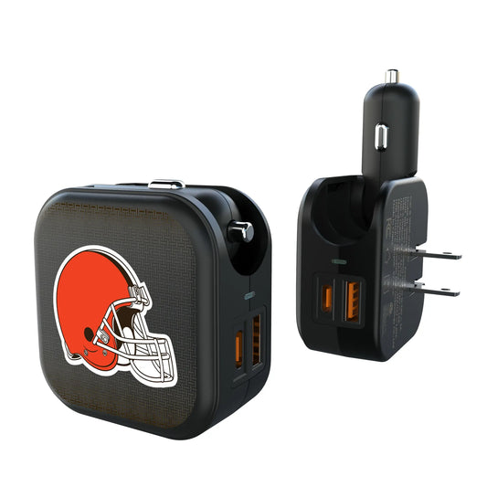 Cleveland Browns Linen 2 in 1 USB A/C Charger