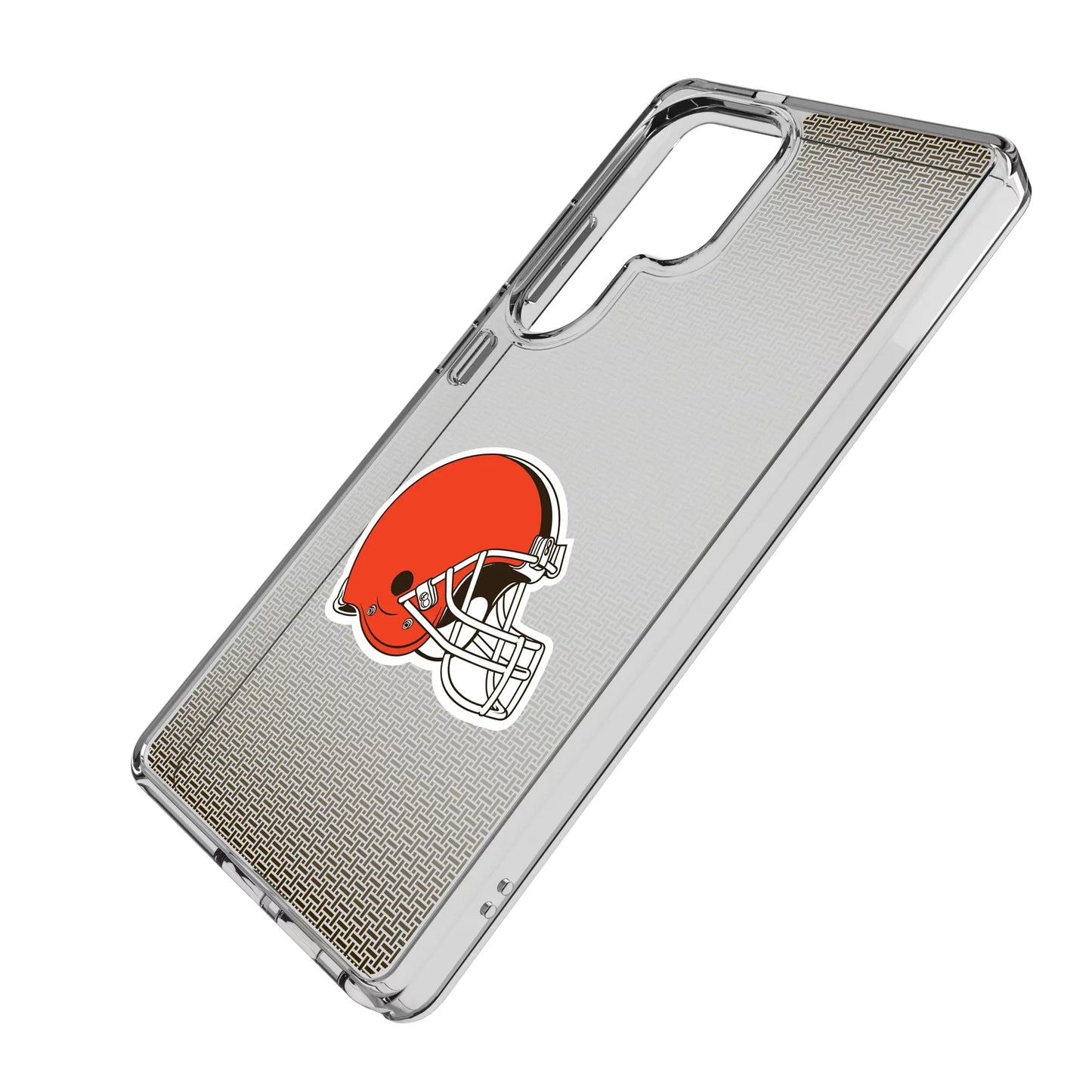 Cleveland Browns Linen Clear Phone Case for Samsung Galaxy