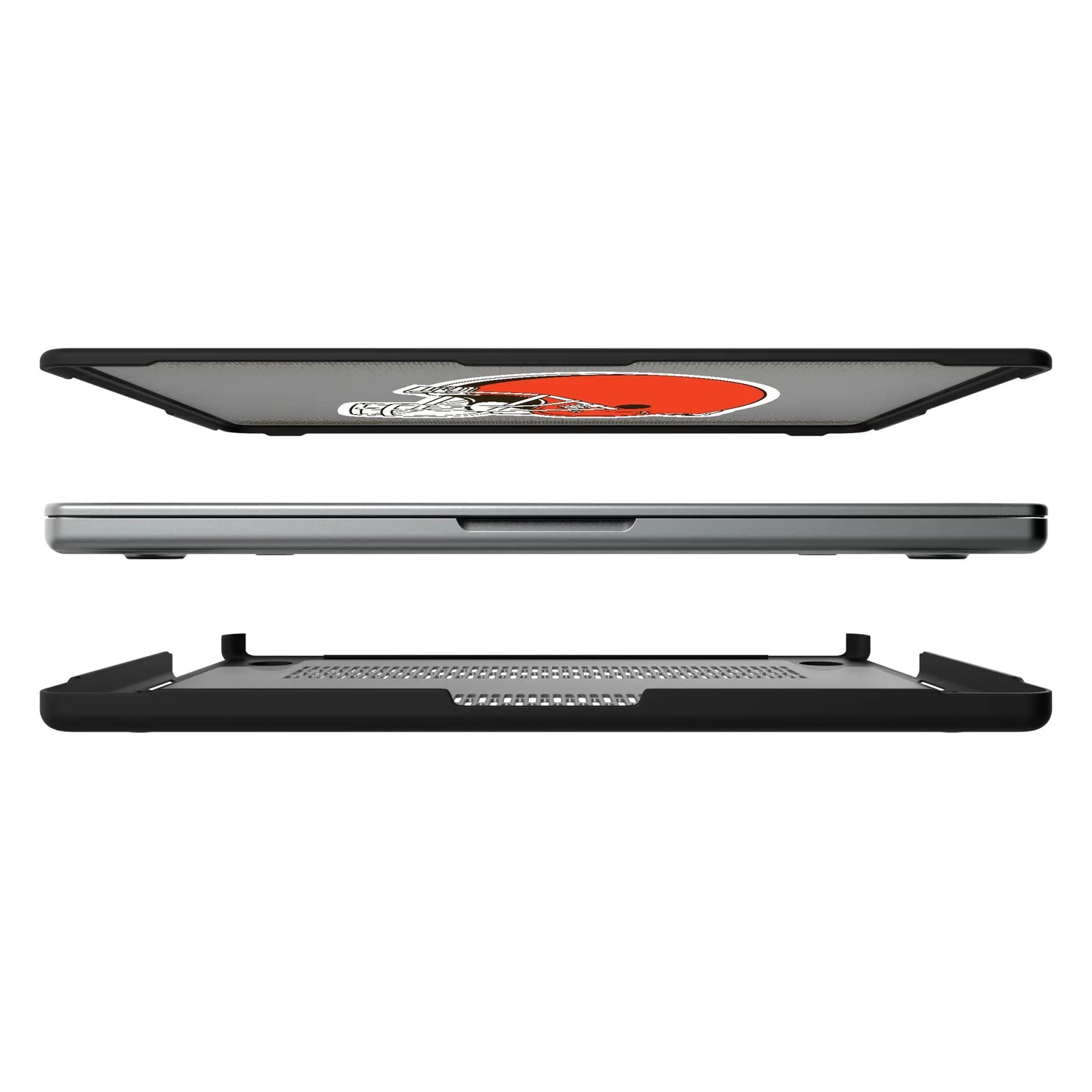 Cleveland Browns Linen Laptop Case for Apple MacBook