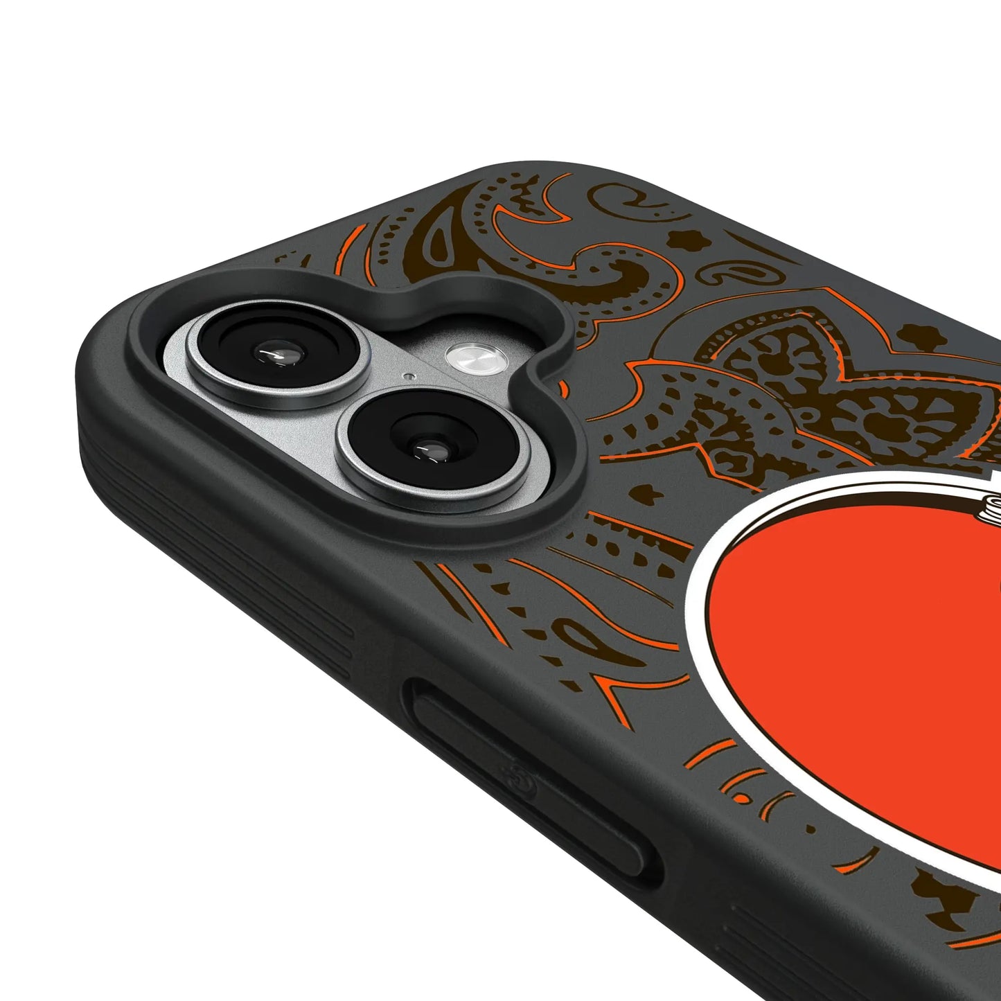 Cleveland Browns Paisley Bump Phone Case for Apple iPhone