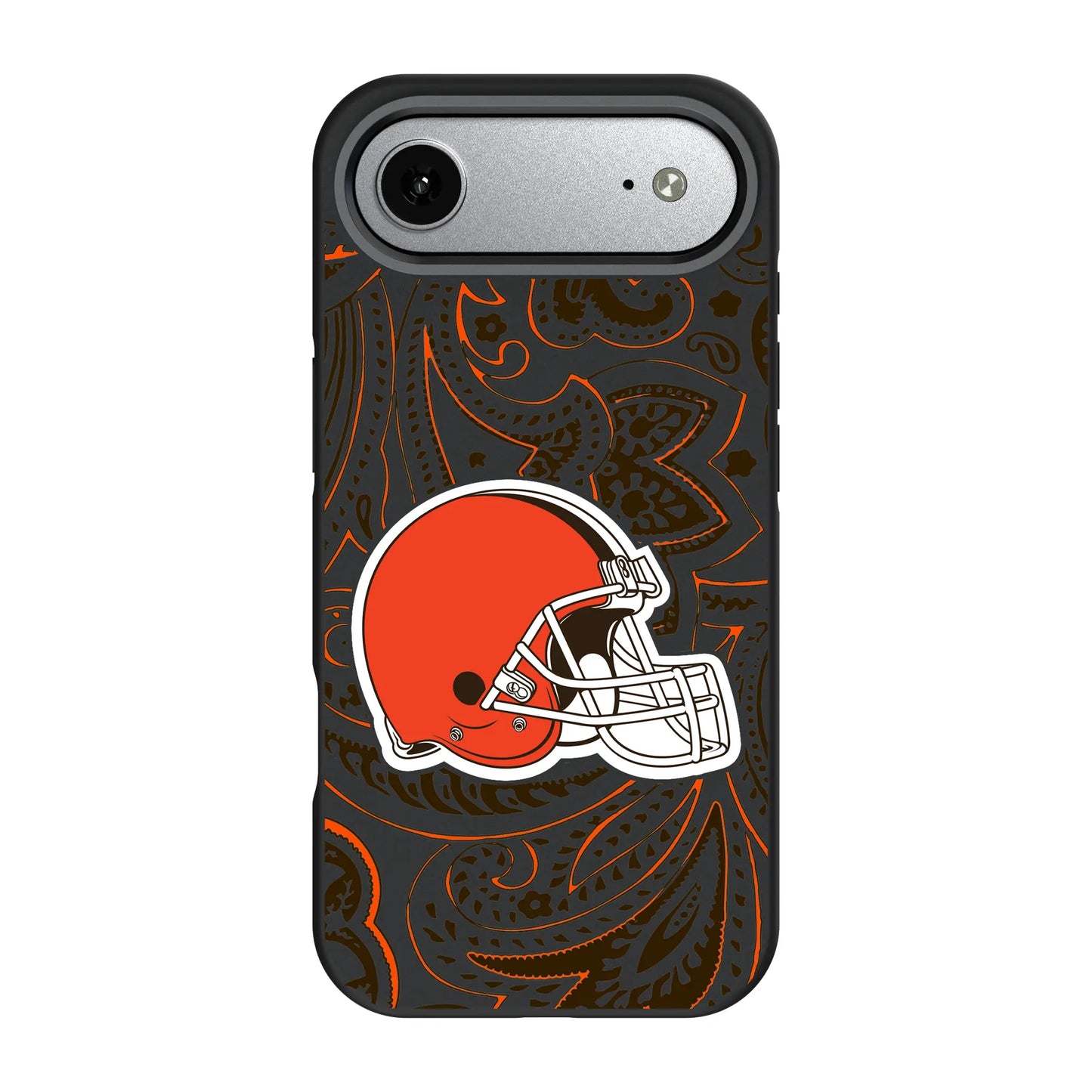 Cleveland Browns Paisley Bump Phone Case for Apple iPhone