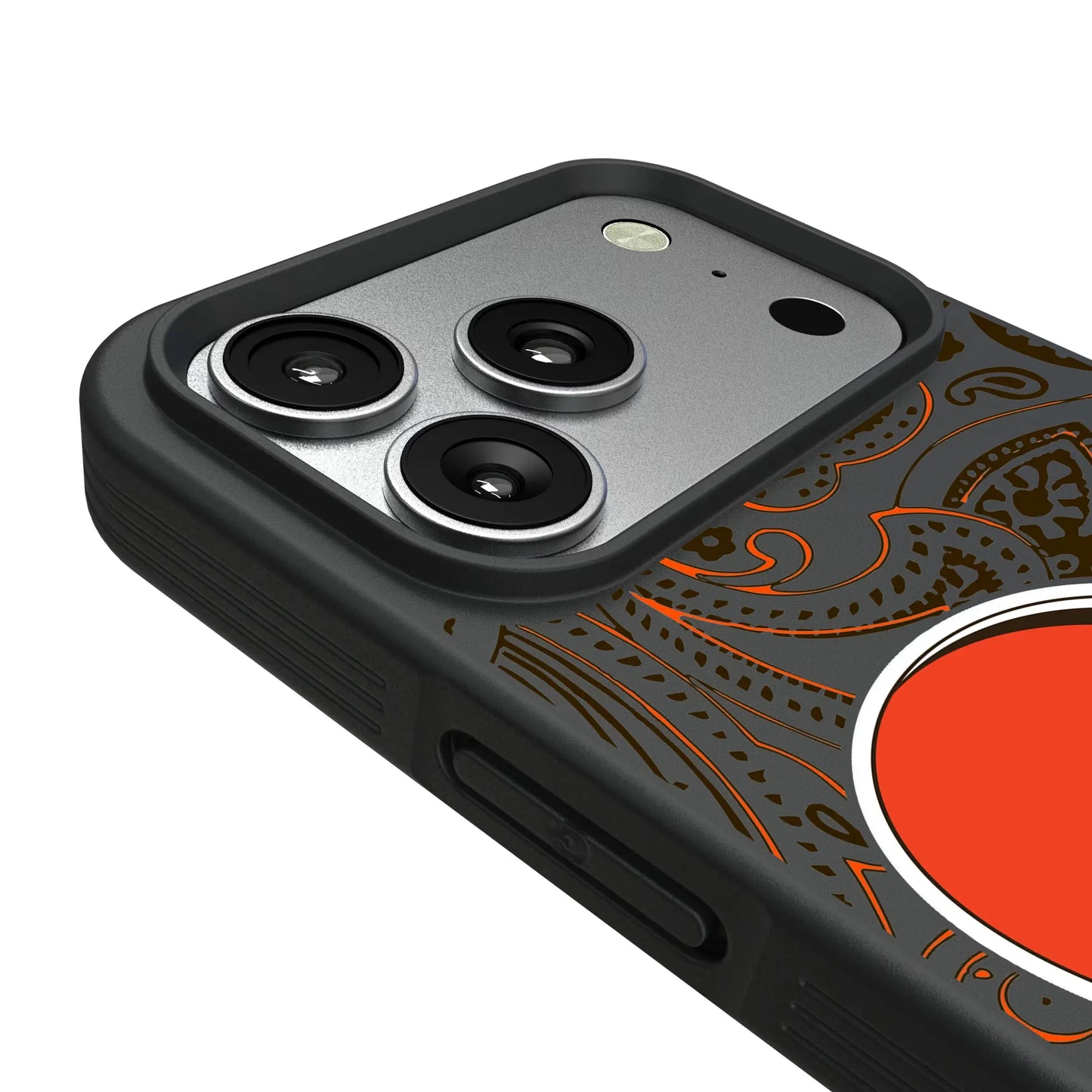 Cleveland Browns Paisley Bump Phone Case for Apple iPhone