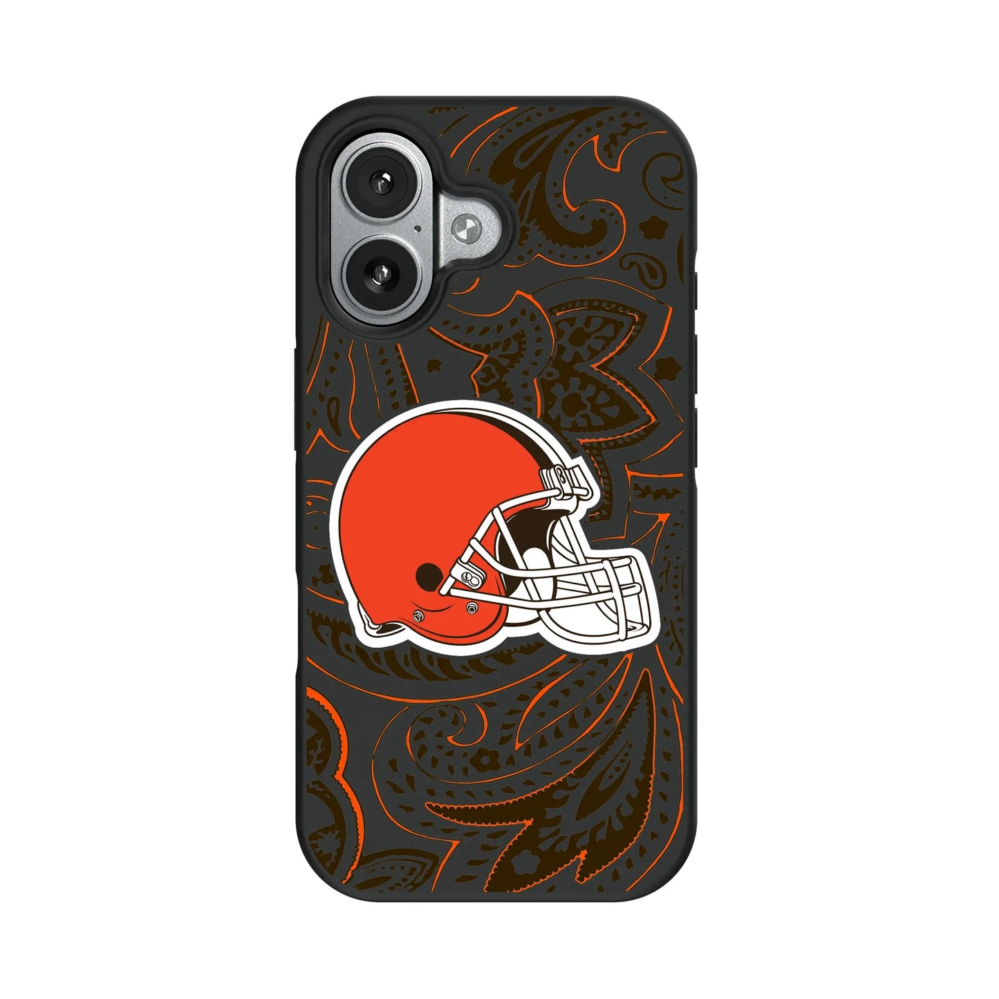 Cleveland Browns Paisley Bump Phone Case for Apple iPhone