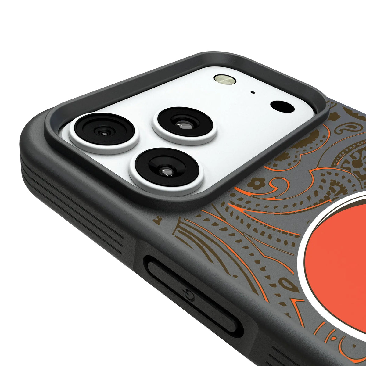 Cleveland Browns Paisley Bump Phone Case for Apple iPhone