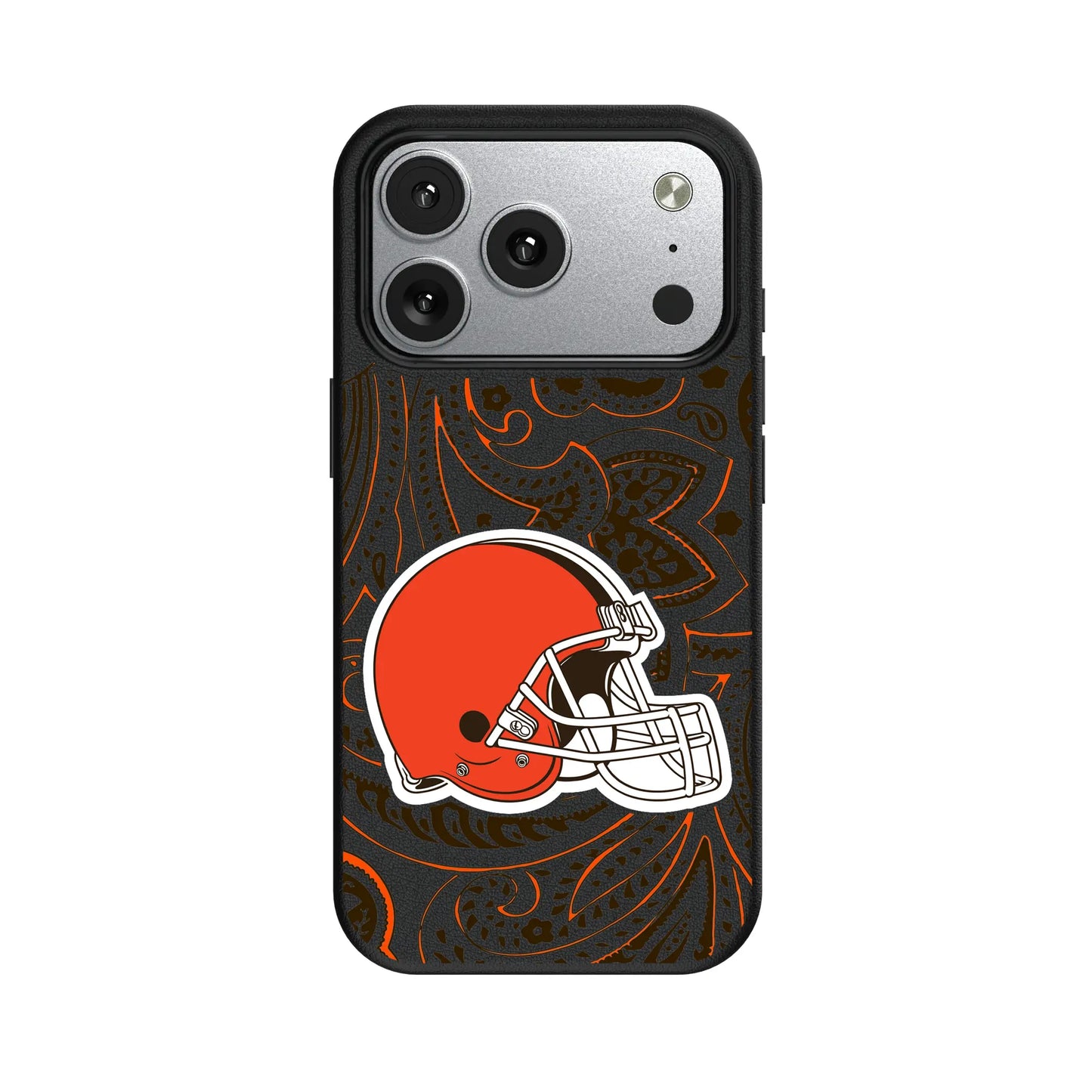 Cleveland Browns Paisley MagSafe Compatible Phone Case for Apple iPhone
