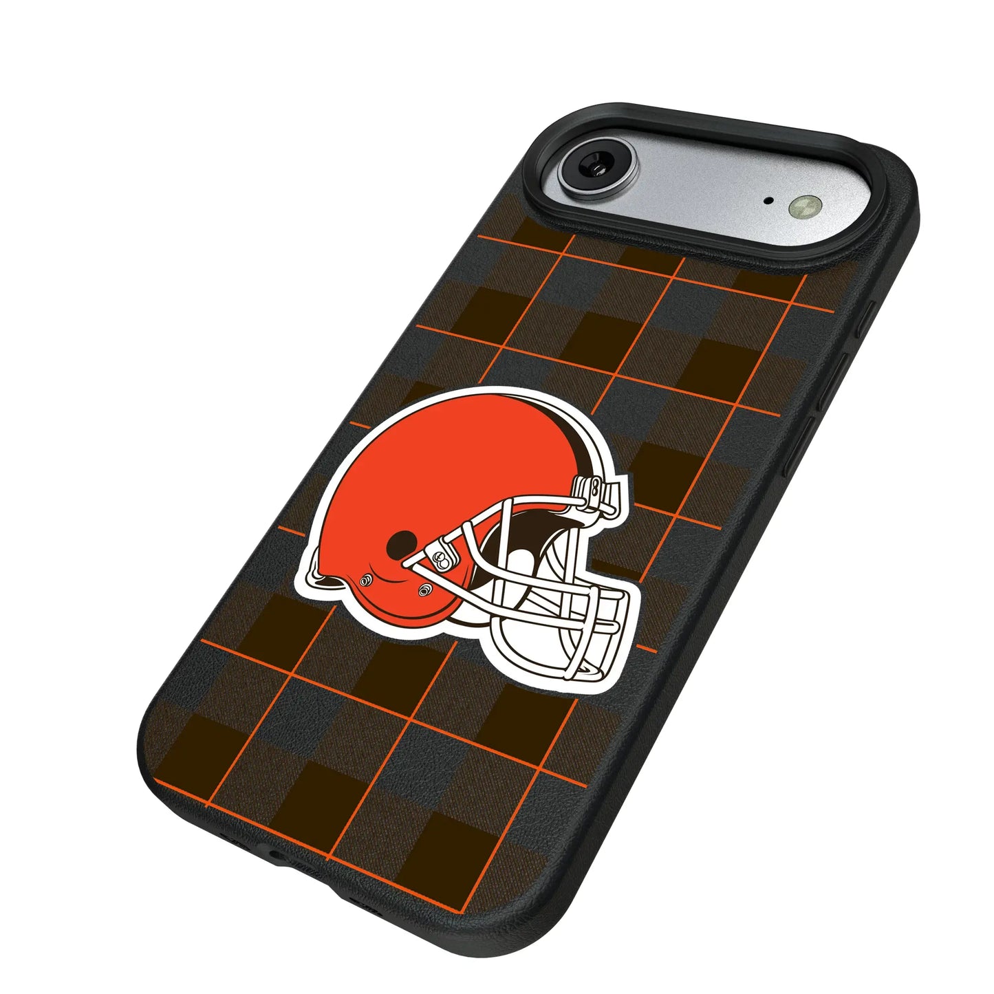 Cleveland Browns Plaid MagSafe Compatible Phone Case for Apple iPhone