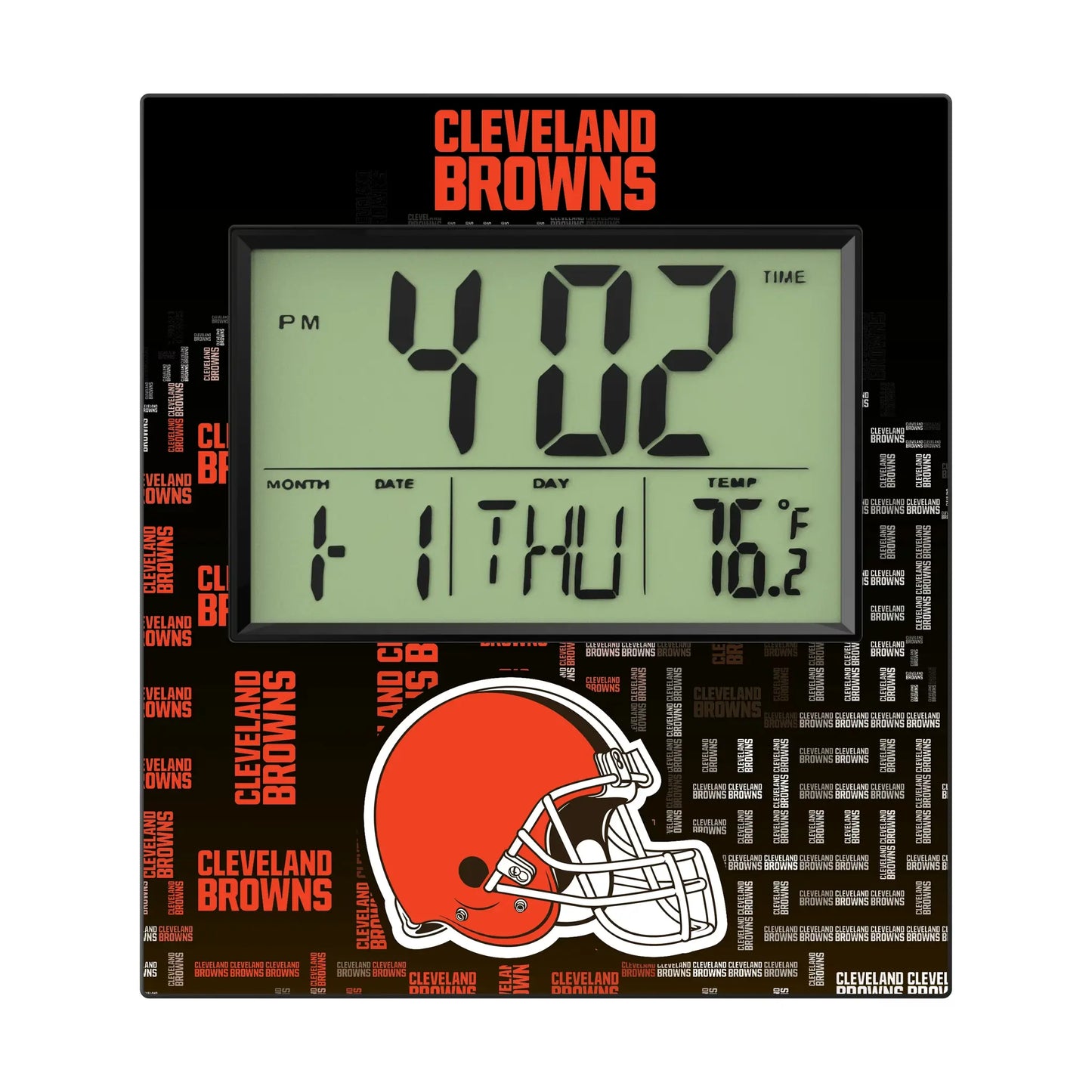 Cleveland Browns Quadtile Wall Clock