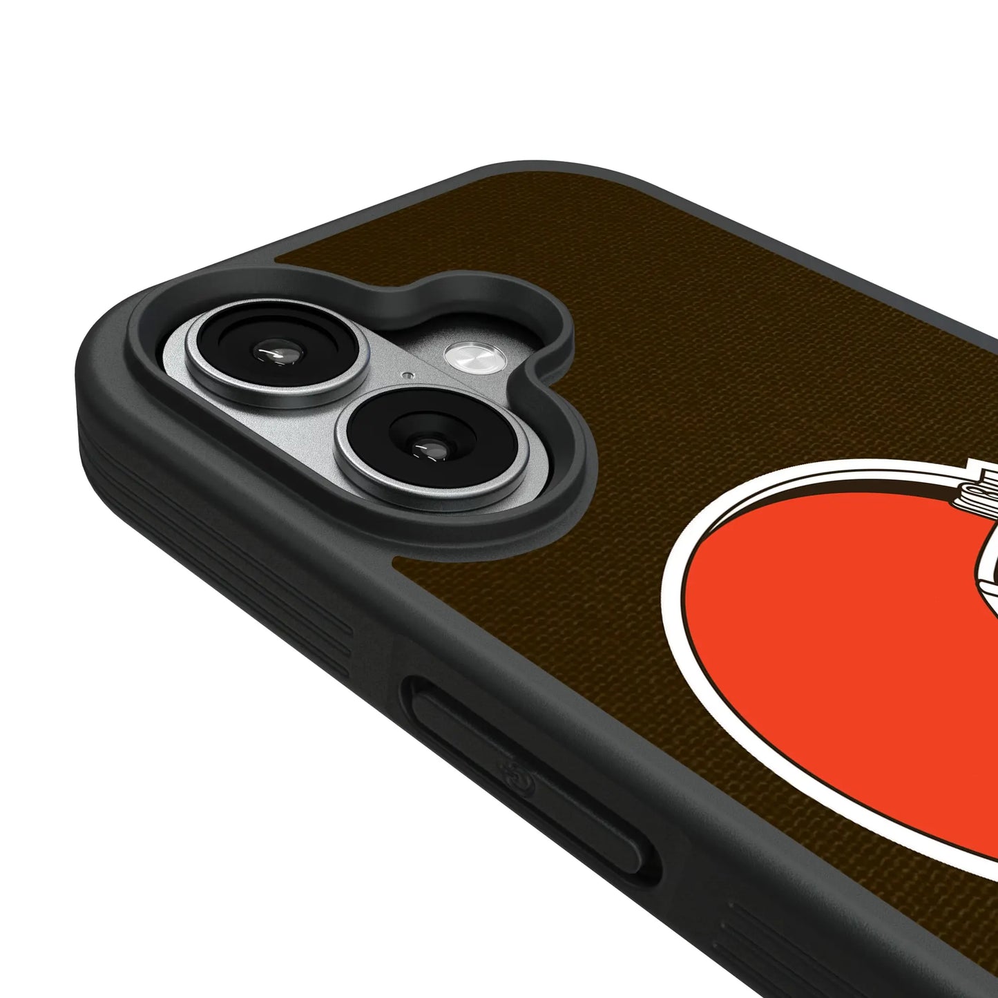 Cleveland Browns Stripe Bump Phone Case for Apple iPhone