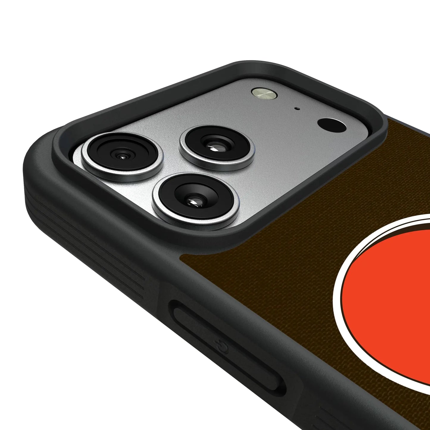 Cleveland Browns Stripe Bump Phone Case for Apple iPhone