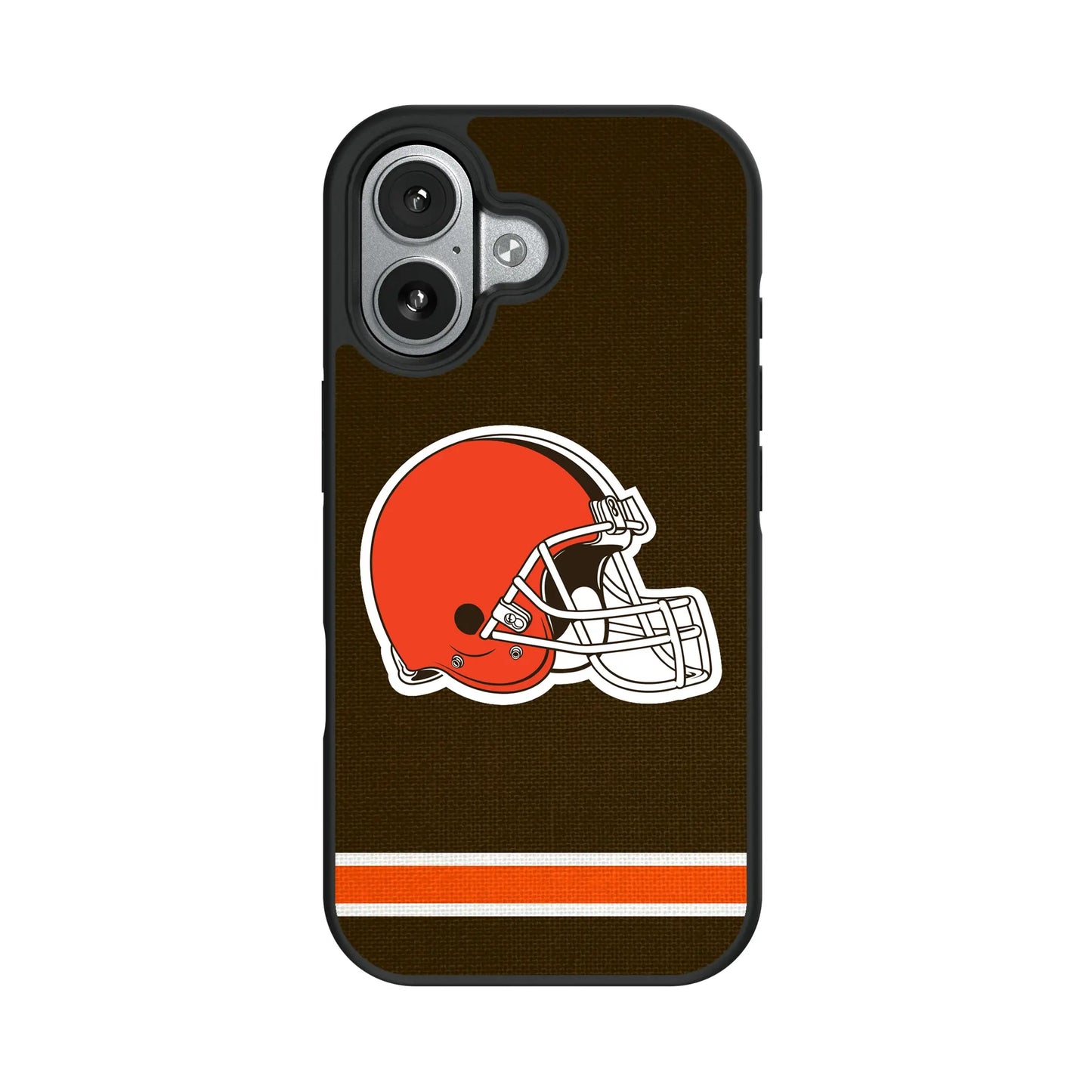 Cleveland Browns Stripe Bump Phone Case for Apple iPhone