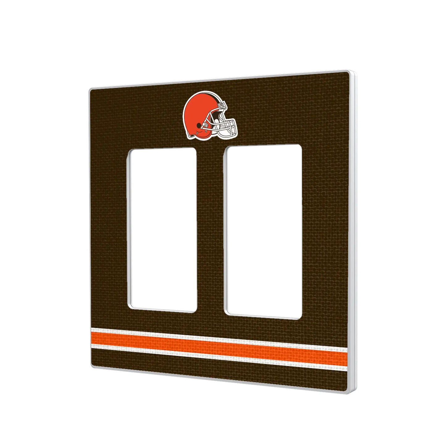 Cleveland Browns Stripe Hidden-Screw Light Switch Plate