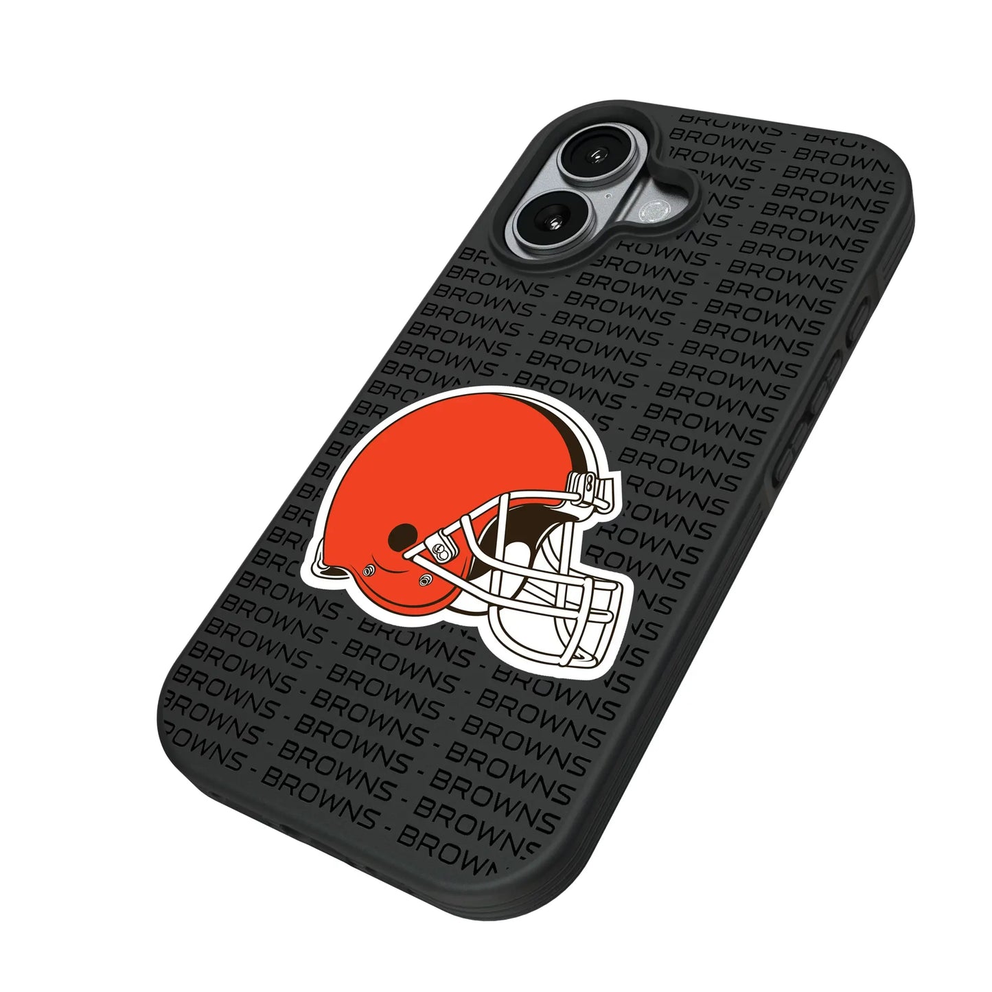 Cleveland Browns Text Backdrop Bump Phone Case for Apple iPhone