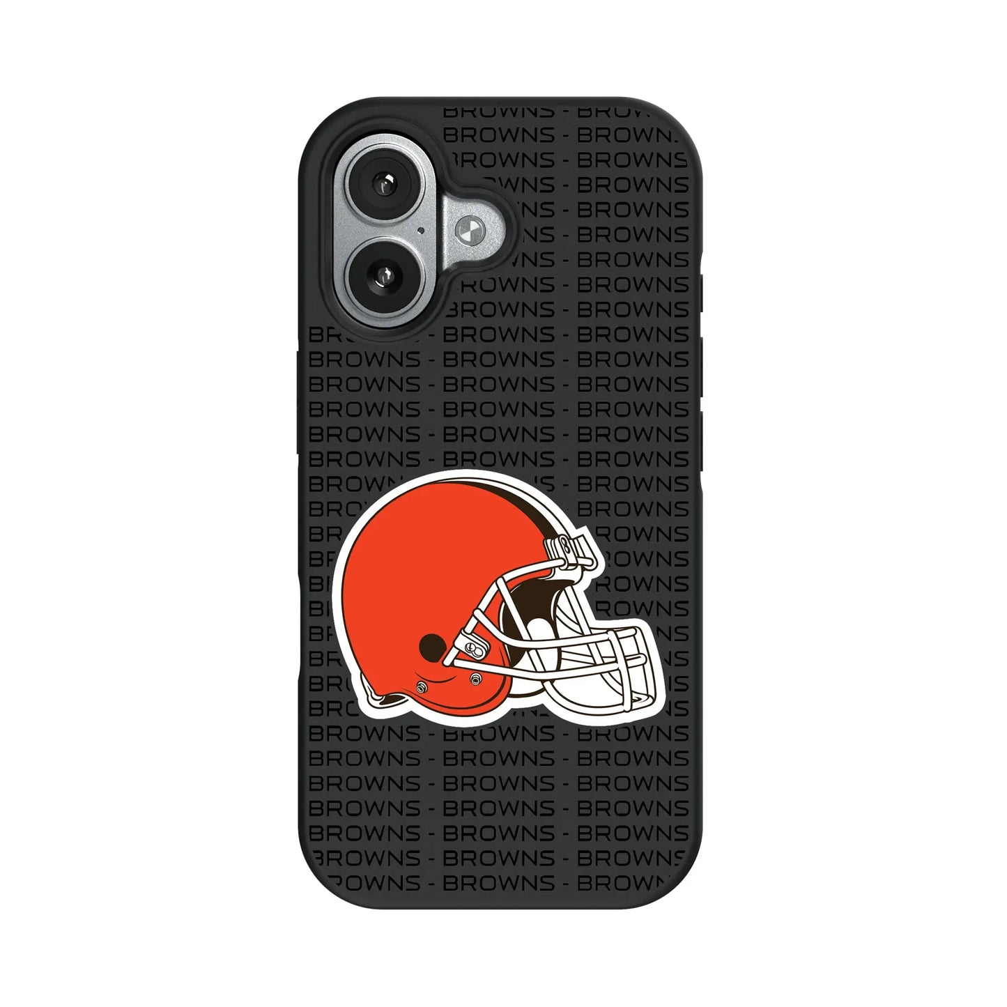 Cleveland Browns Text Backdrop Bump Phone Case for Apple iPhone