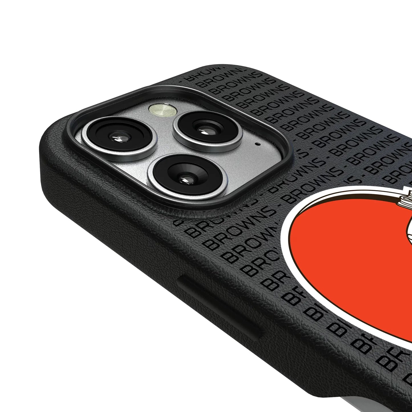 Cleveland Browns Text Backdrop MagSafe Compatible Phone Case for Apple iPhone